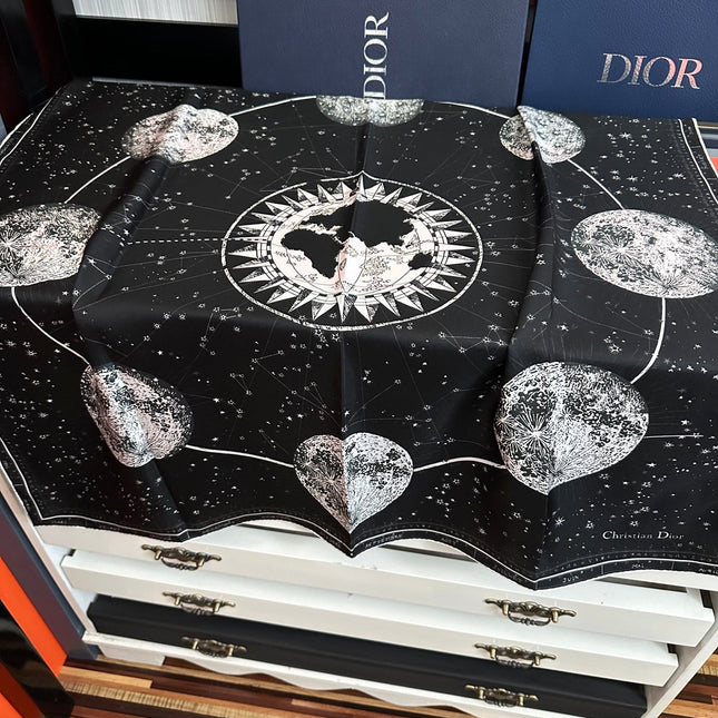 DIOR 26S SCARF 90CM IN SILK 303323