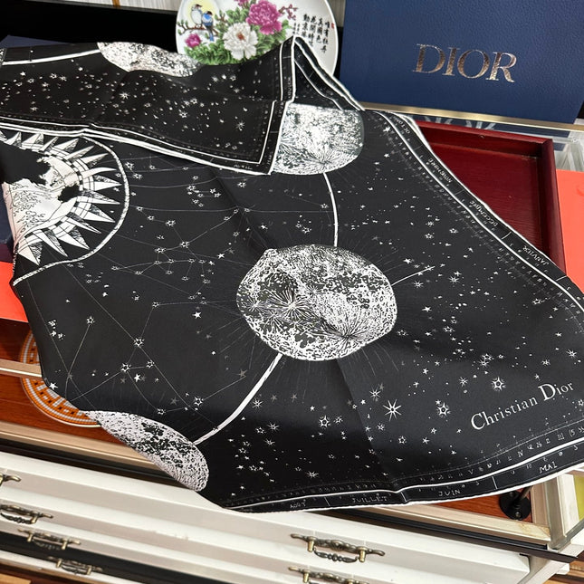 DIOR 26S SCARF 90CM IN SILK 303323