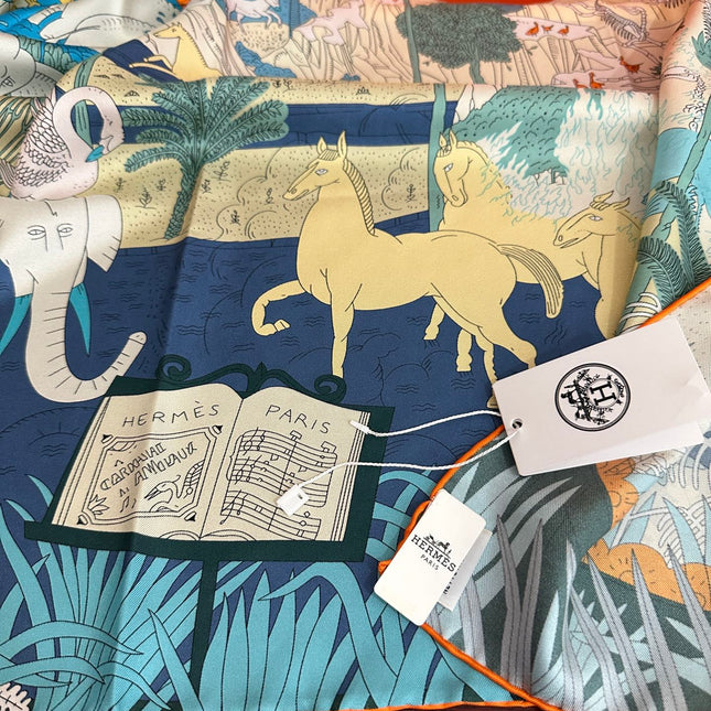 HERMES 26S SCARF 90 IN SILK 304198