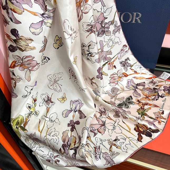 DIOR 26S SCARF 90CM IN SILK 304666