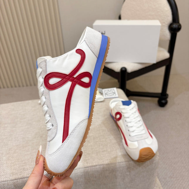 LOEWE 26S MULE SNEAKERS IN MULTICOLOR SUEDE AND NYLON STYLE 02