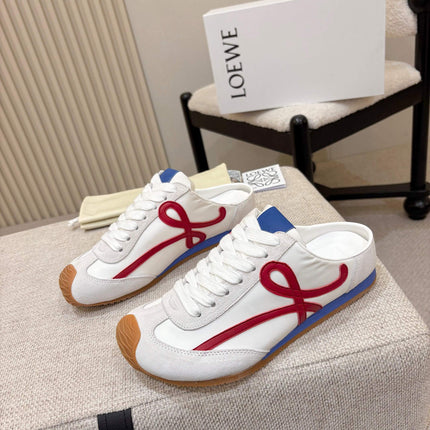 LOEWE 26S MULE SNEAKERS IN MULTICOLOR SUEDE AND NYLON STYLE 02