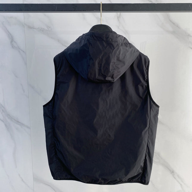 PRADA 26S SLEEVELESS HOODED JACKET 786