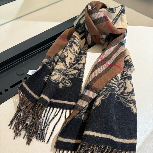 BURBERRY 26S SCARF 210CM IN CASHMERE 175679