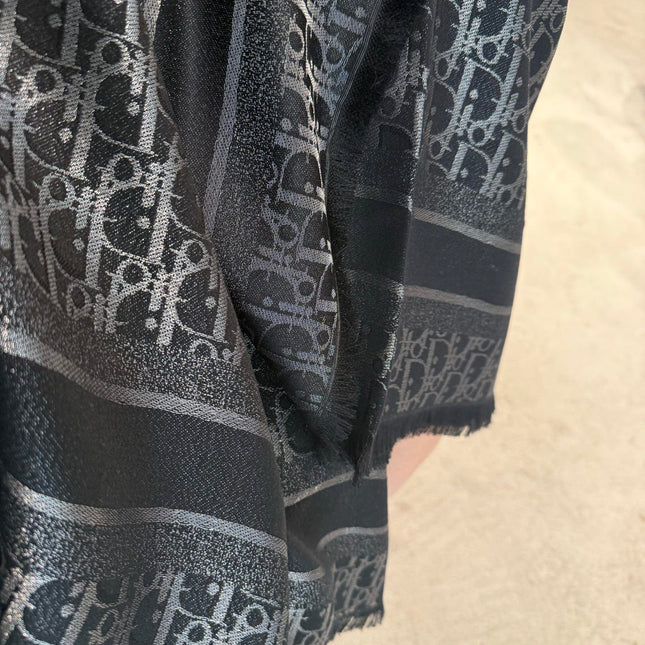 DIOR 26S SCARF 140CM IN SILK & CASHMERE 262319