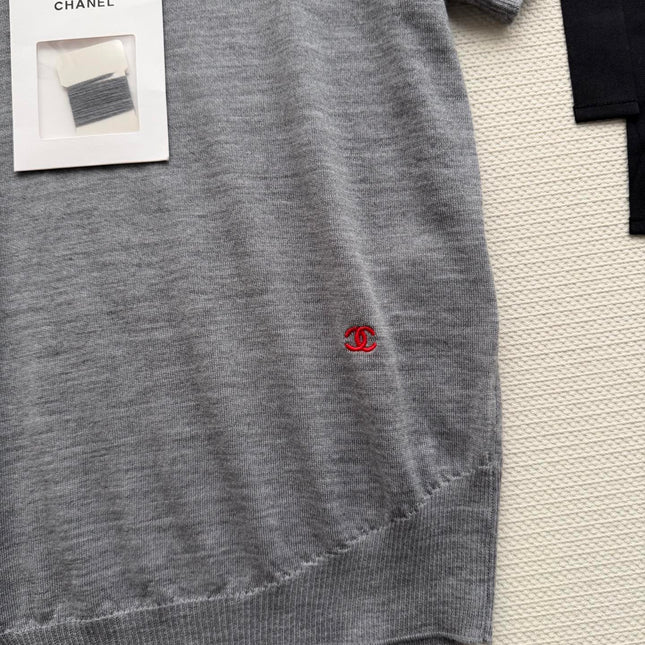 CHANEL 26S SHORT-SLEEVE KNIT TOP 917