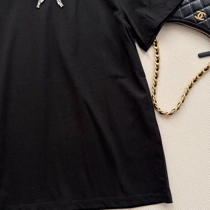 VALENTINO 26S BOW DETAIL T-SHIRT 211