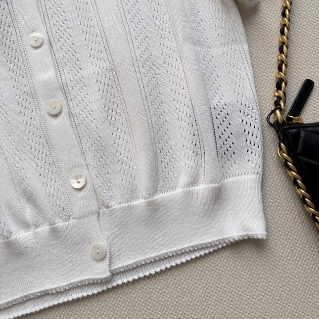 PRADA 26S SHORT-SLEEVED SWEATER STYLE 875