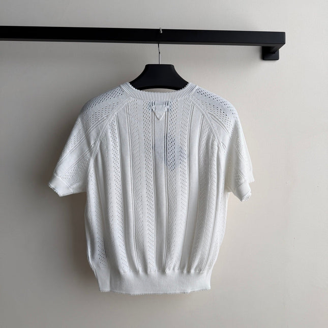 PRADA 26S SHORT-SLEEVED SWEATER STYLE 875