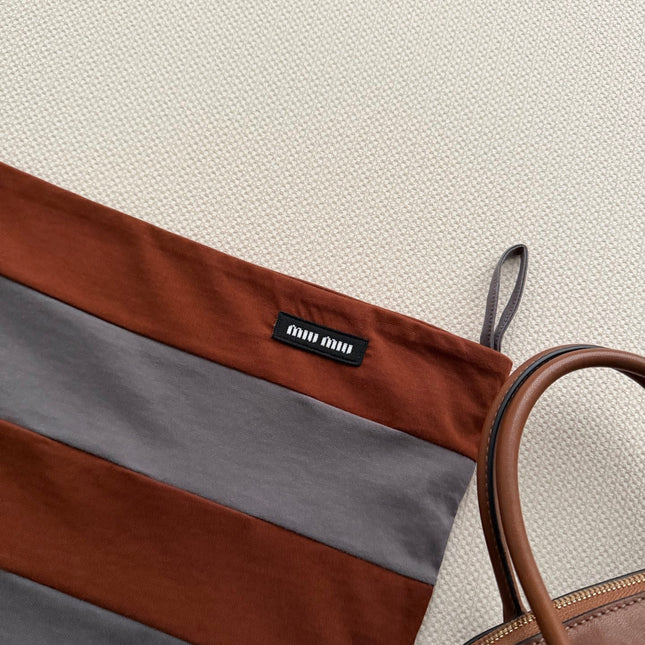 MIUMIU 26S STRIPED BANDEAU TOP STYLE 1116
