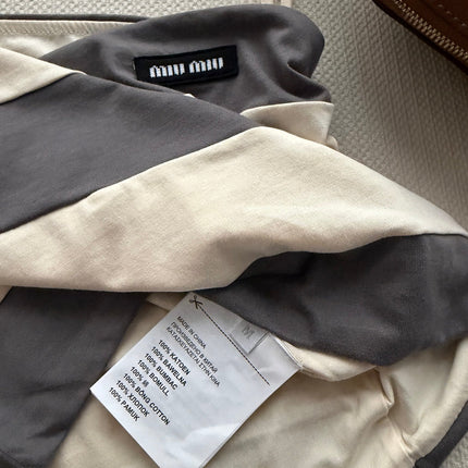 MIUMIU 26S STRIPED BANDEAU TOP STYLE 1115