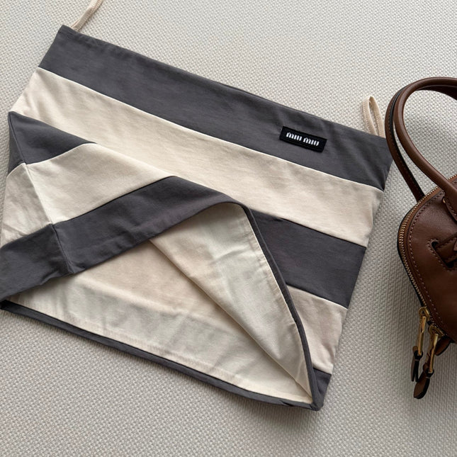 MIUMIU 26S STRIPED BANDEAU TOP STYLE 1115