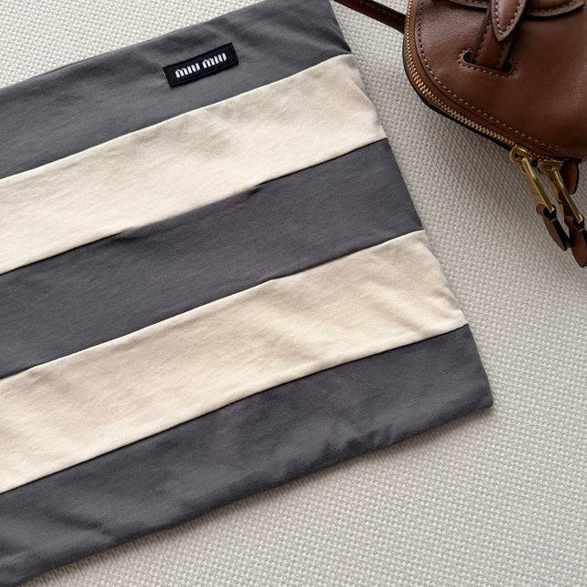 MIUMIU 26S STRIPED BANDEAU TOP STYLE 1115
