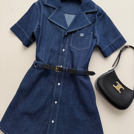 CELINE 26S DENIM DRESS 314