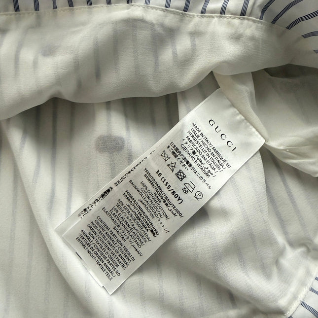 GUCCI 26S MANDARIN COLLAR SHIRT 324
