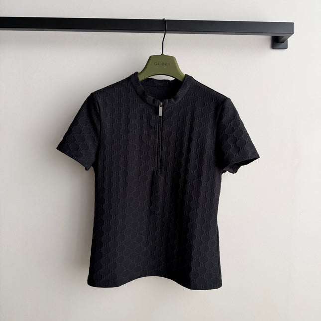 GUCCI 26S SHORT-SLEEVE KNIT T-SHIRT 473