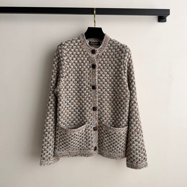 LORO PIANA 26S KNIT CARDIGAN JACKET 894