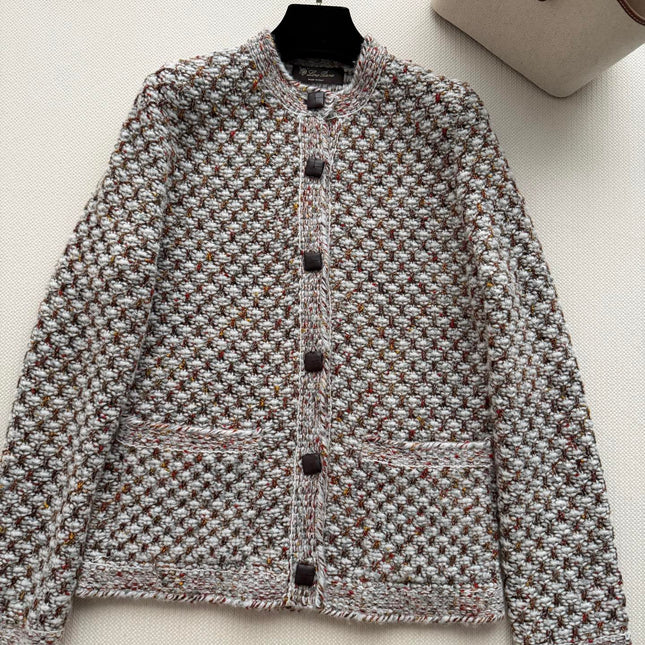 LORO PIANA 26S KNIT CARDIGAN JACKET 894