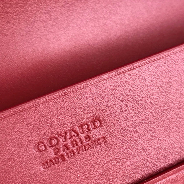 RICHELIEU WALLET 19 IN CLASSIC RED GOYARDINE CANVAS