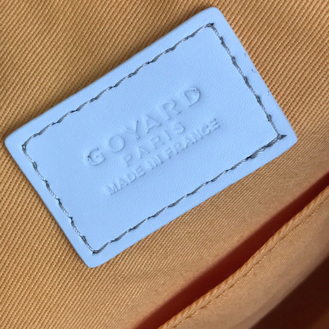 GOYA 26S BOEING 25CM IN CREAM WHITE GOYARDINE CANVAS AND CALFSKIN