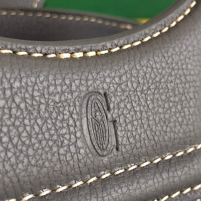 GOYA 26S BELUGA MINI BAG 23CM IN GREY GOYARDINE CANVAS AND CALFSKIN