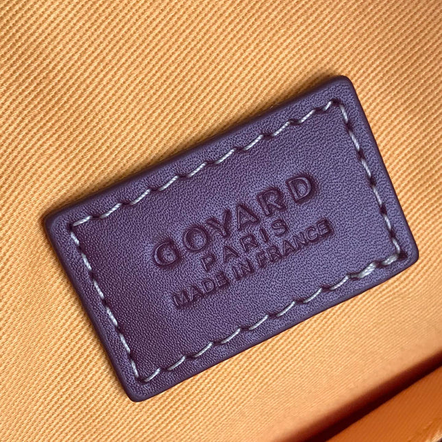 GOYA 26S BOEING 25CM IN BURGUNDY RED GOYARDINE CANVAS AND CALFSKIN