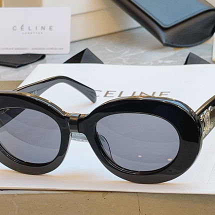 CELINE 26S OVERSIZED ROUND FRAME IN ACETATE 483329