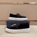 CD B23 SLIP ON BLACK SUEDE AND JACQUARD