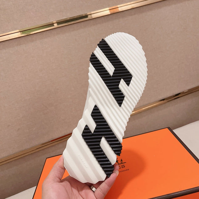HM BOUNCING SNEAKER WHITE CALFSKIN