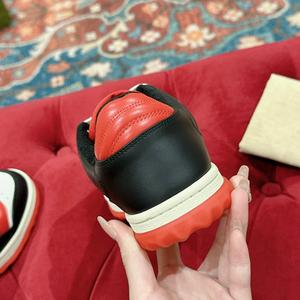 GUCCI 26S SNEAKERS IN MUTILCOLOR CALFSKIN WITH LOGO