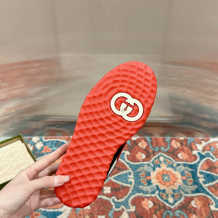 GUCCI 26S SNEAKERS IN MUTILCOLOR CALFSKIN WITH LOGO
