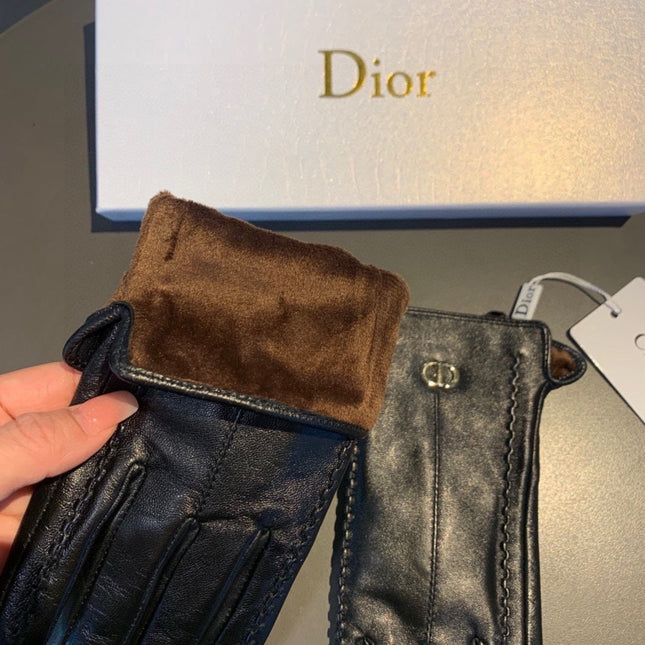 TOUCHSCREEN GLOVES IN BLACK SHEEPSKIN 458585