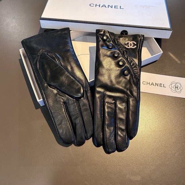 GLOVES IN BLACK LAMBSKIN 466772