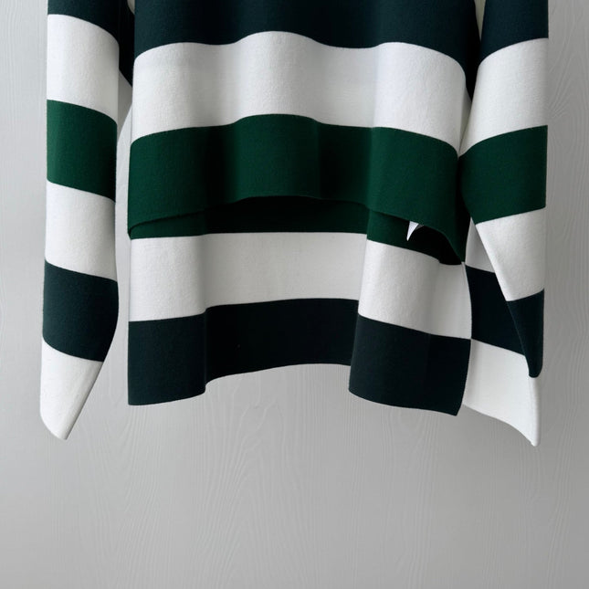 MAX MARA 25S LONG-SLEEVE STRIPED SWEATER 128