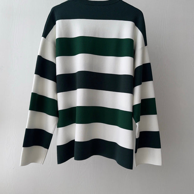 MAX MARA 25S LONG-SLEEVE STRIPED SWEATER 128