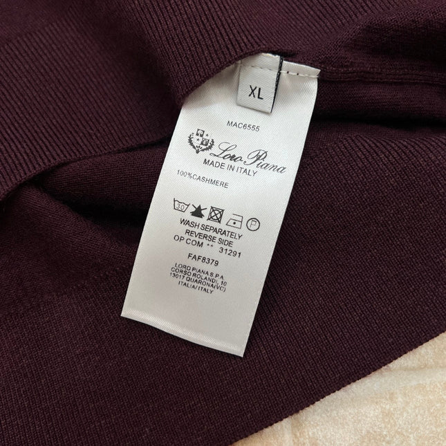 LORO PIANA 26S LONG SLEEVE CREW NECK SWEATER 664