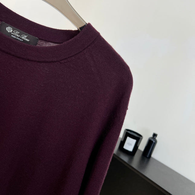 LORO PIANA 26S LONG SLEEVE CREW NECK SWEATER 664
