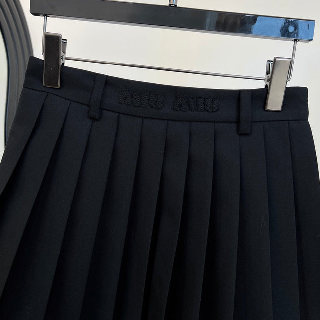 MIUMIU 26S MINI PLEATED SKIRT 886