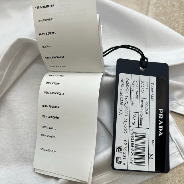 PRADA 26S SHORT SLEEVED T-SHIRT 707