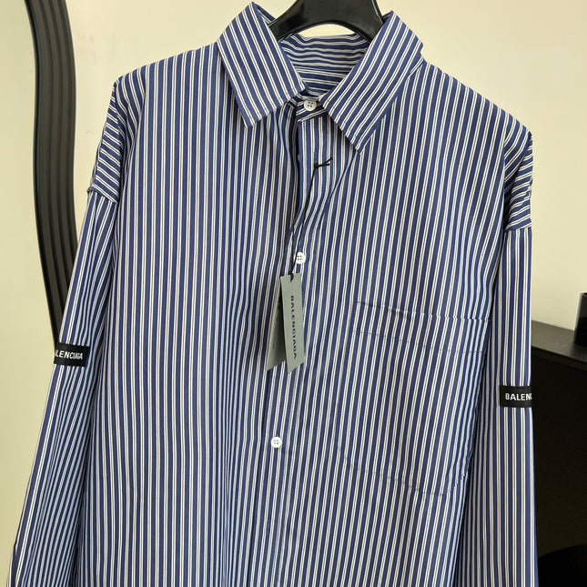 BALENCIAGA 26S STRIPED SHIRT 021