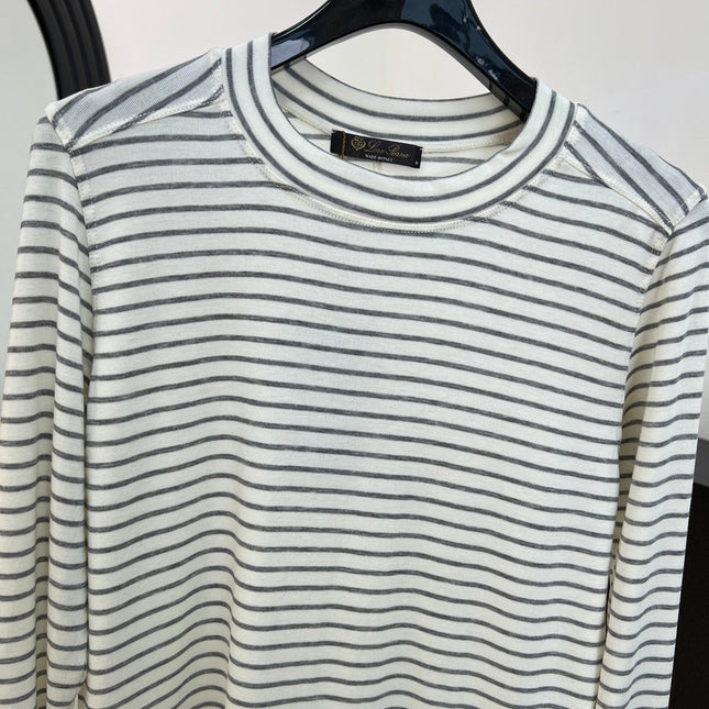 LORO PIANA 26S LONG SLEEVE KNIT SWEATER 675