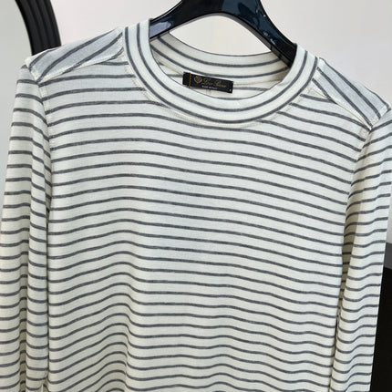 LORO PIANA 26S LONG SLEEVE KNIT SWEATER 675