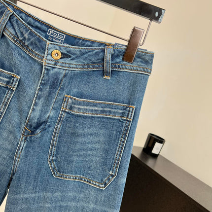 RALPH LAUREN 26S RETRO WIDE-LEG JEANS 536