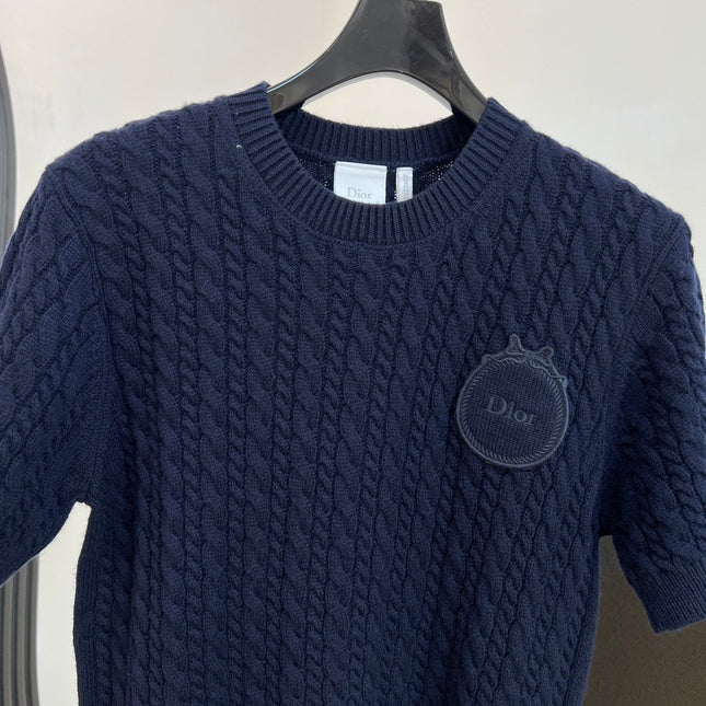 DIOR 26S SHORT-SLEEVED SWEATER 1273