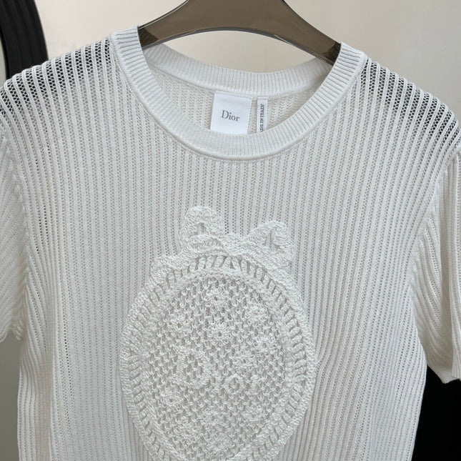 DIOR 26S SHORT-SLEEVED SWEATER 1271