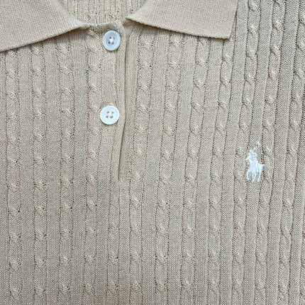 RALPH LAUREN 26S SHORT SLEEVE KNIT POLO TOP 495