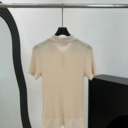 RALPH LAUREN 26S SHORT SLEEVE KNIT POLO TOP 495