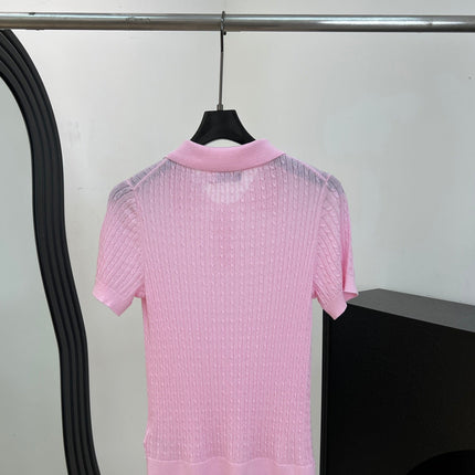 RALPH LAUREN 26S SHORT SLEEVE KNIT POLO TOP 494