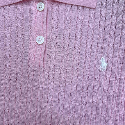 RALPH LAUREN 26S SHORT SLEEVE KNIT POLO TOP 494