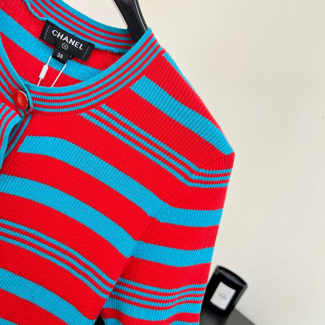 CHANEL 26S SHORT-SLEEVED KNIT SHIRT STYLE 1199